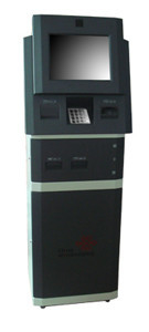 Zahlungskiosk des Bildschirm- A15 für Bankmanagementsystem mit PIN-Auflage, Kartenleser, Rechnung c